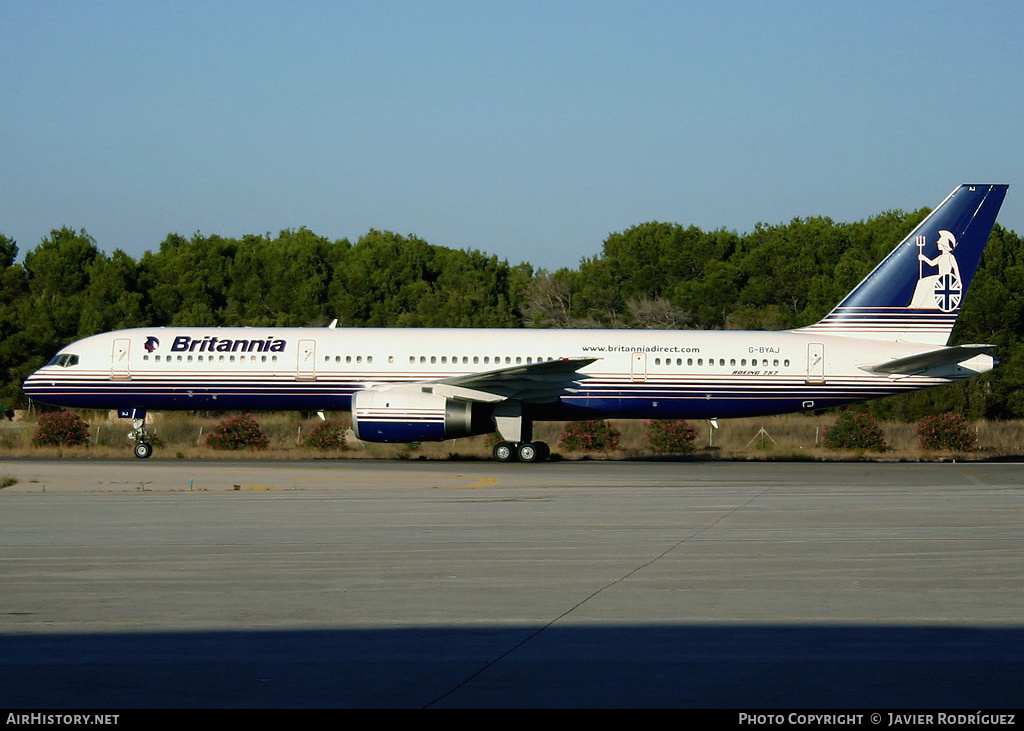 Aircraft Photo of G-BYAJ | Boeing 757-204 | Britannia Airways | AirHistory.net #611771