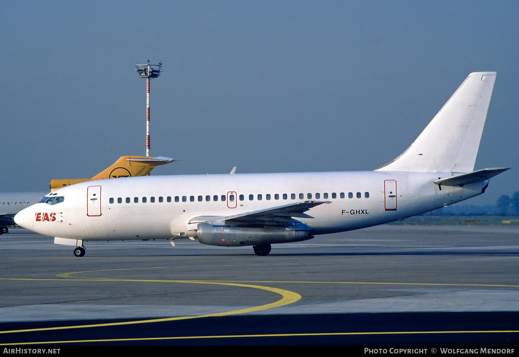 Aircraft Photo of F-GHXL | Boeing 737-2S3/Adv | EAS - Europe Aero Service | AirHistory.net #611809