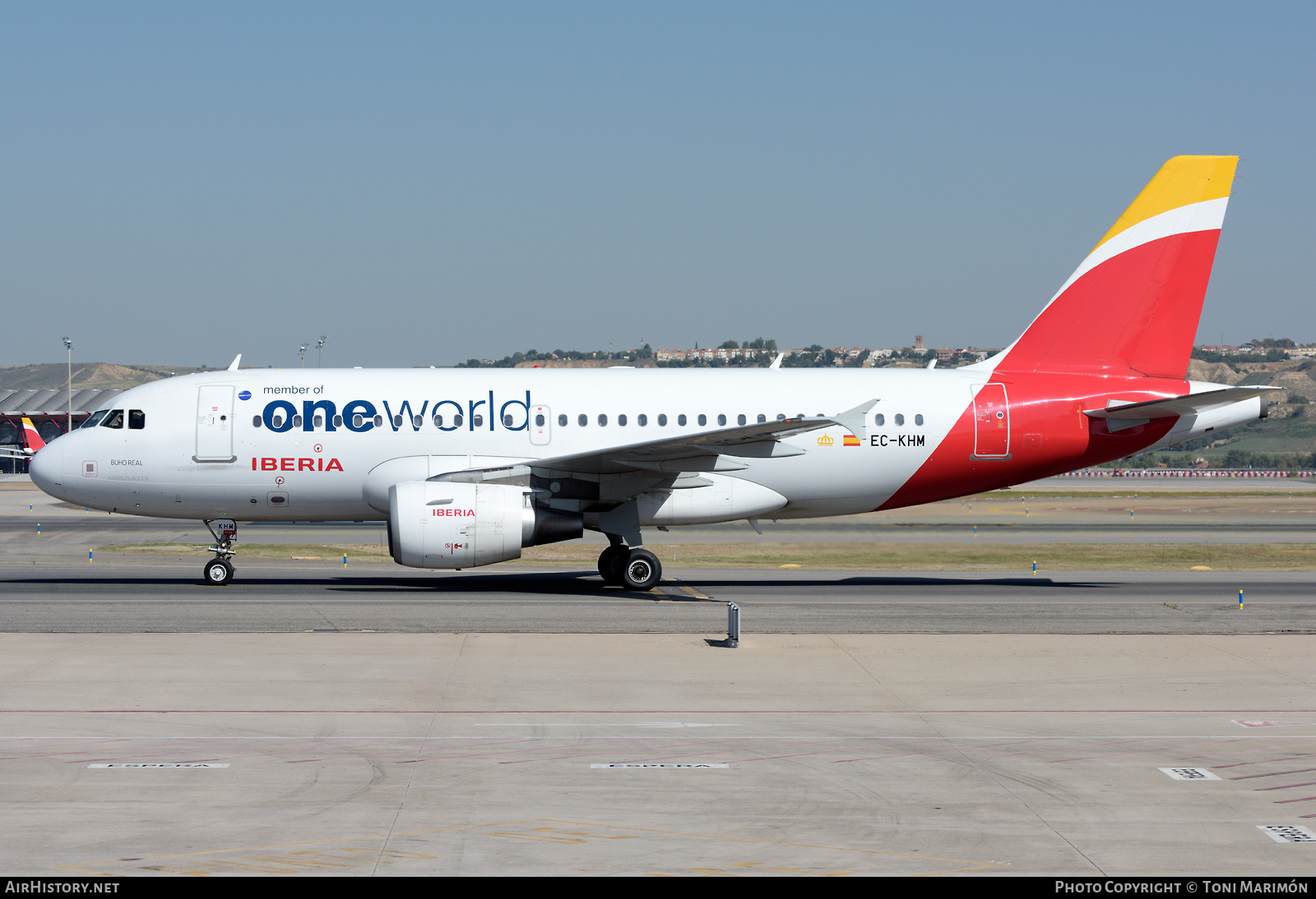 Aircraft Photo of EC-KHM | Airbus A319-111 | Iberia | AirHistory.net #611818