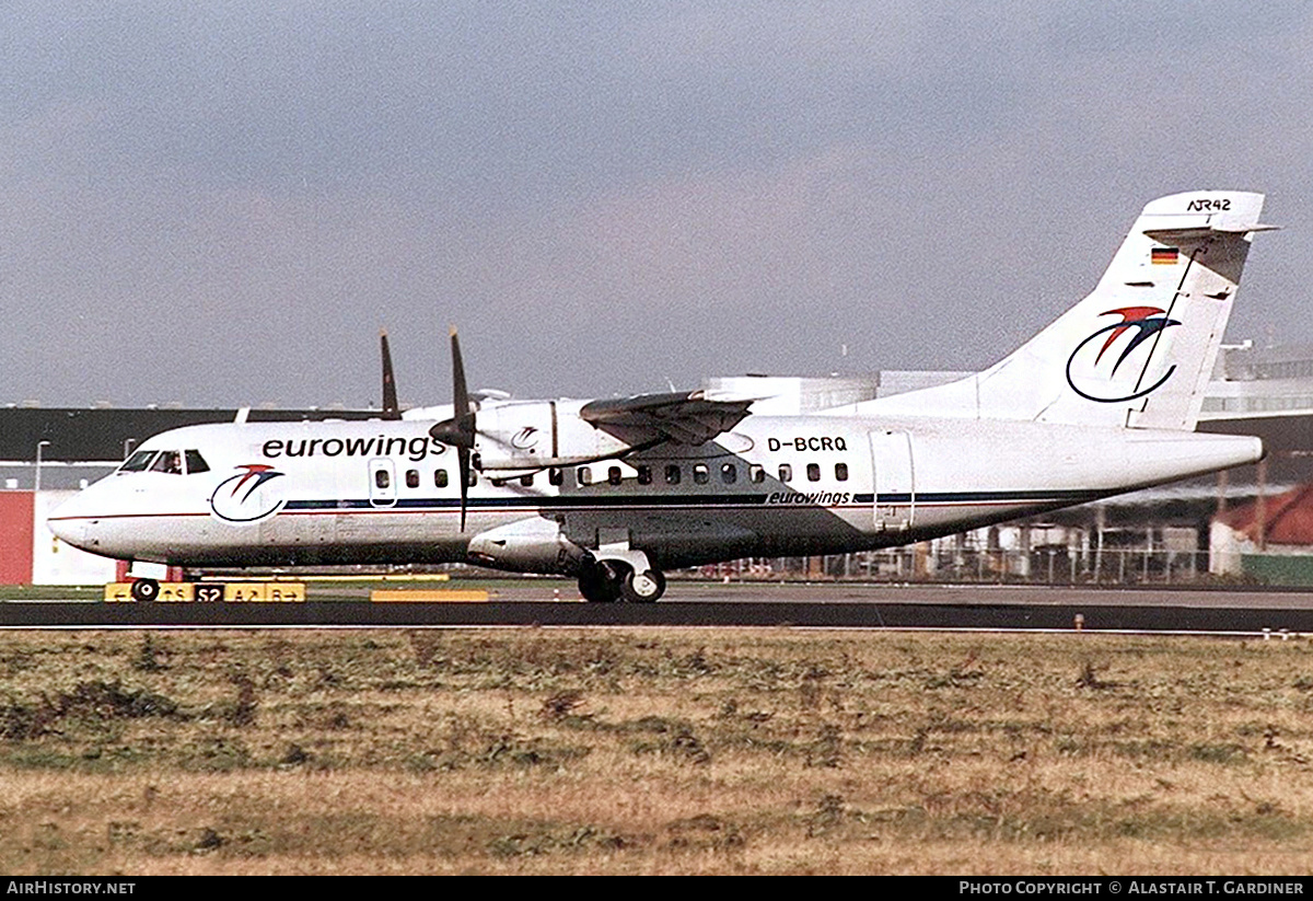 Aircraft Photo of D-BCRQ | ATR ATR-42-300 | Eurowings | AirHistory.net #611832