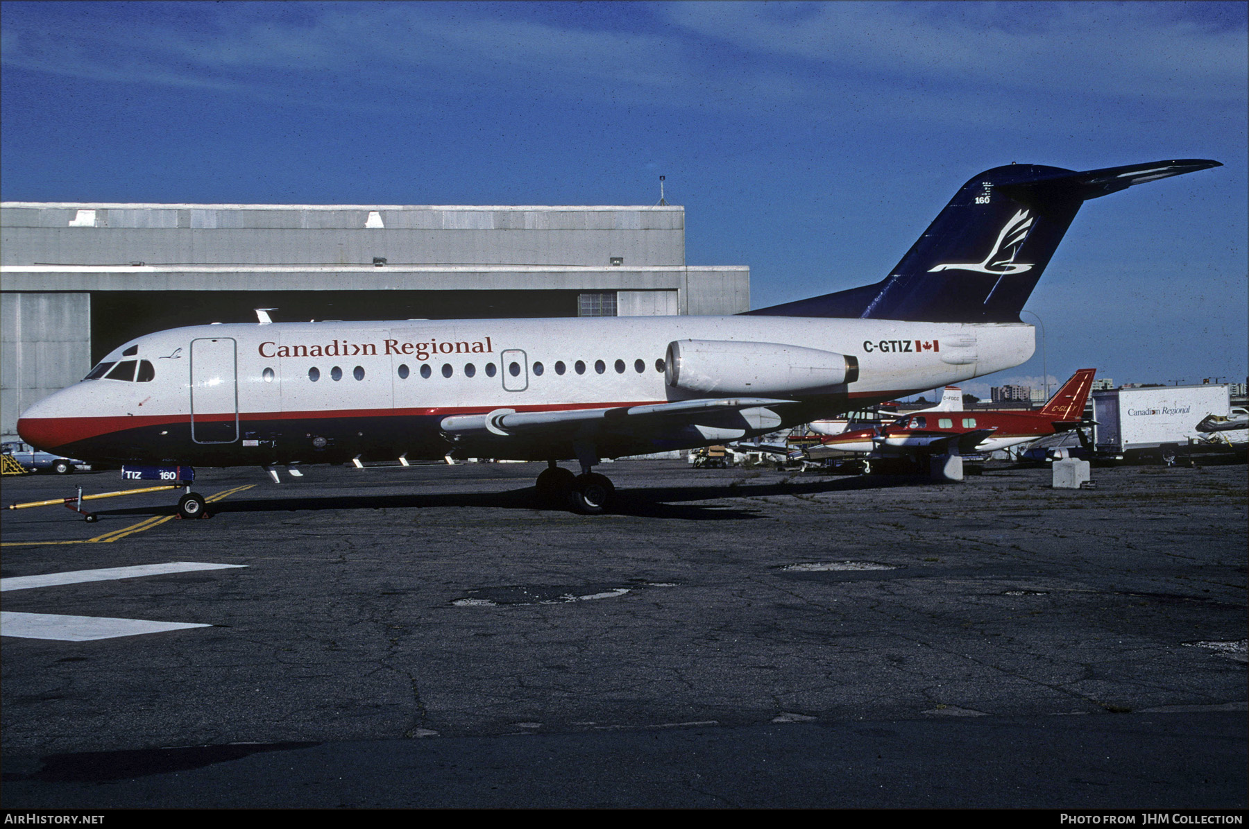 Aircraft Photo of C-GTIZ | Fokker F28-1000C Fellowship | Canadian Regional Airlines | AirHistory.net #611880