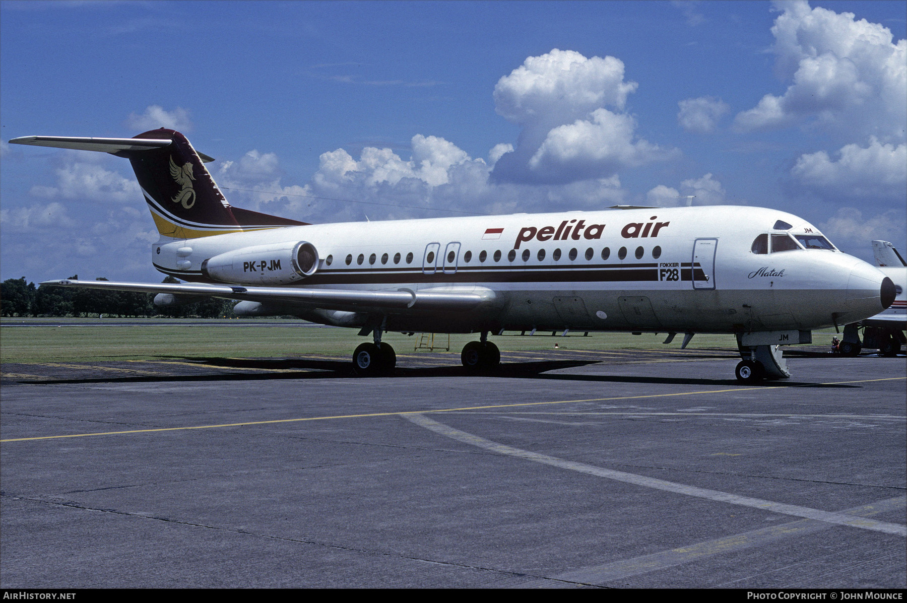 Aircraft Photo of PK-PJM | Fokker F28-4000 Fellowship | Pelita Air Service | AirHistory.net #611892