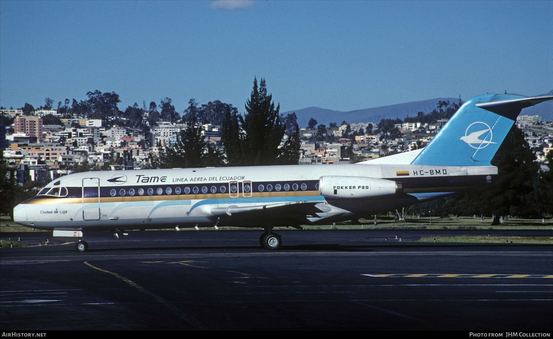 Aircraft Photo of HC-BMD / FAE-220 | Fokker F28-4000 Fellowship | TAME Línea Aérea del Ecuador | AirHistory.net #611897