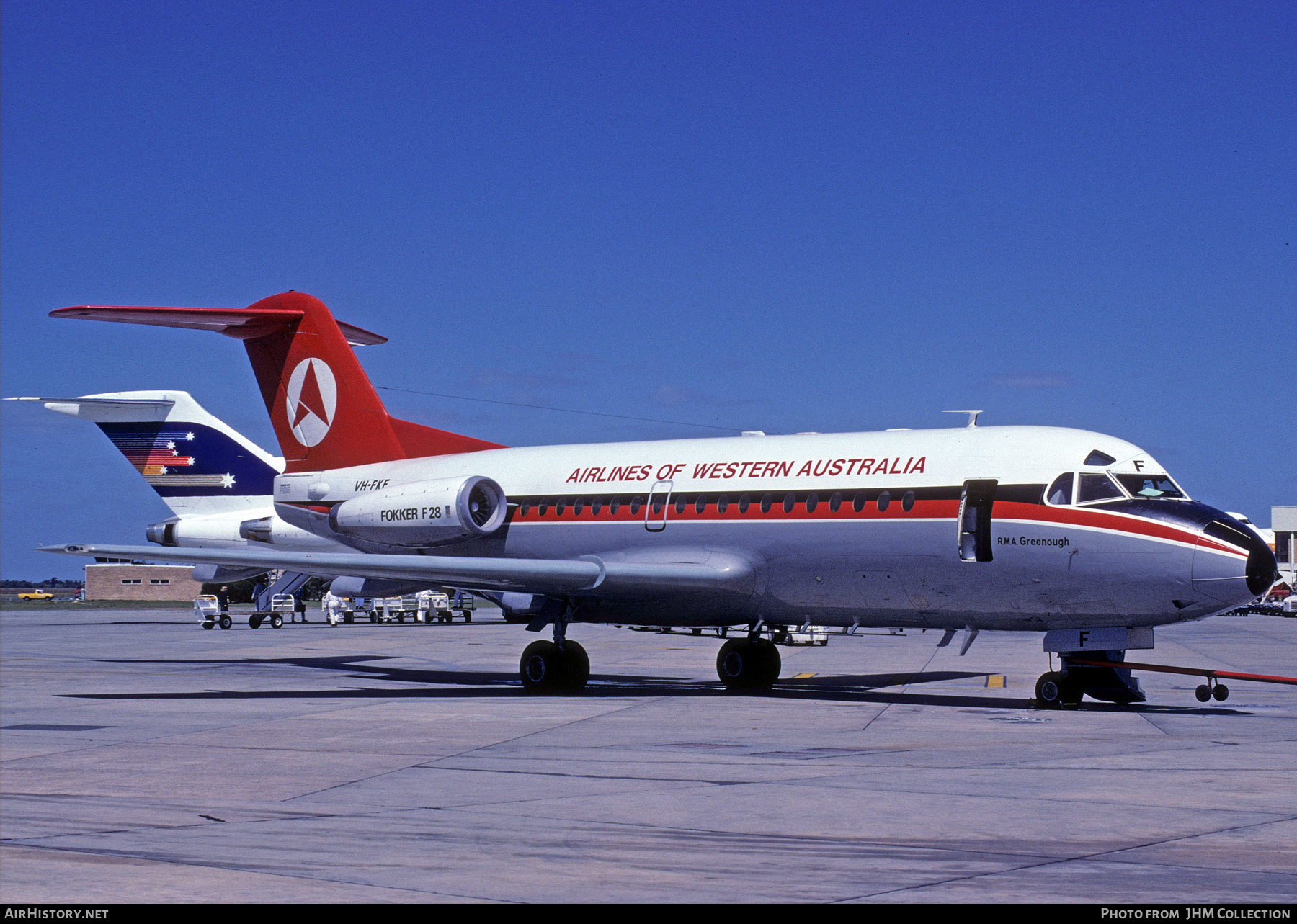 Aircraft Photo of VH-FKF | Fokker F28-1000 Fellowship | Airlines of Western Australia | AirHistory.net #611910