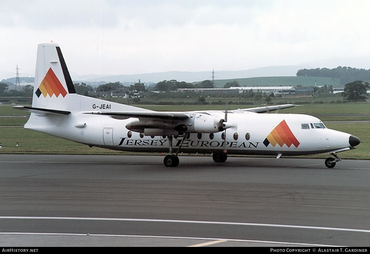 Aircraft Photo of G-JEAI | Fokker F27-500/RF Friendship | Jersey European Airways | AirHistory.net #611916