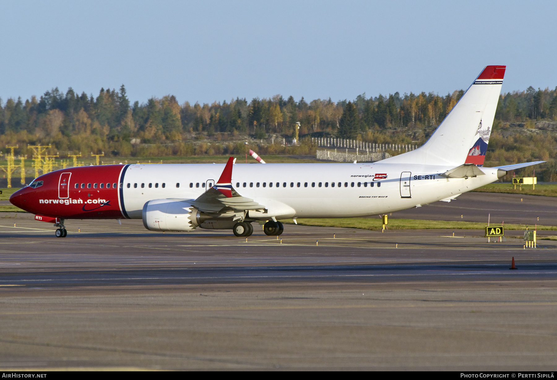 Aircraft Photo of SE-RTI | Boeing 737-8 Max 8 | Norwegian | AirHistory.net #611933