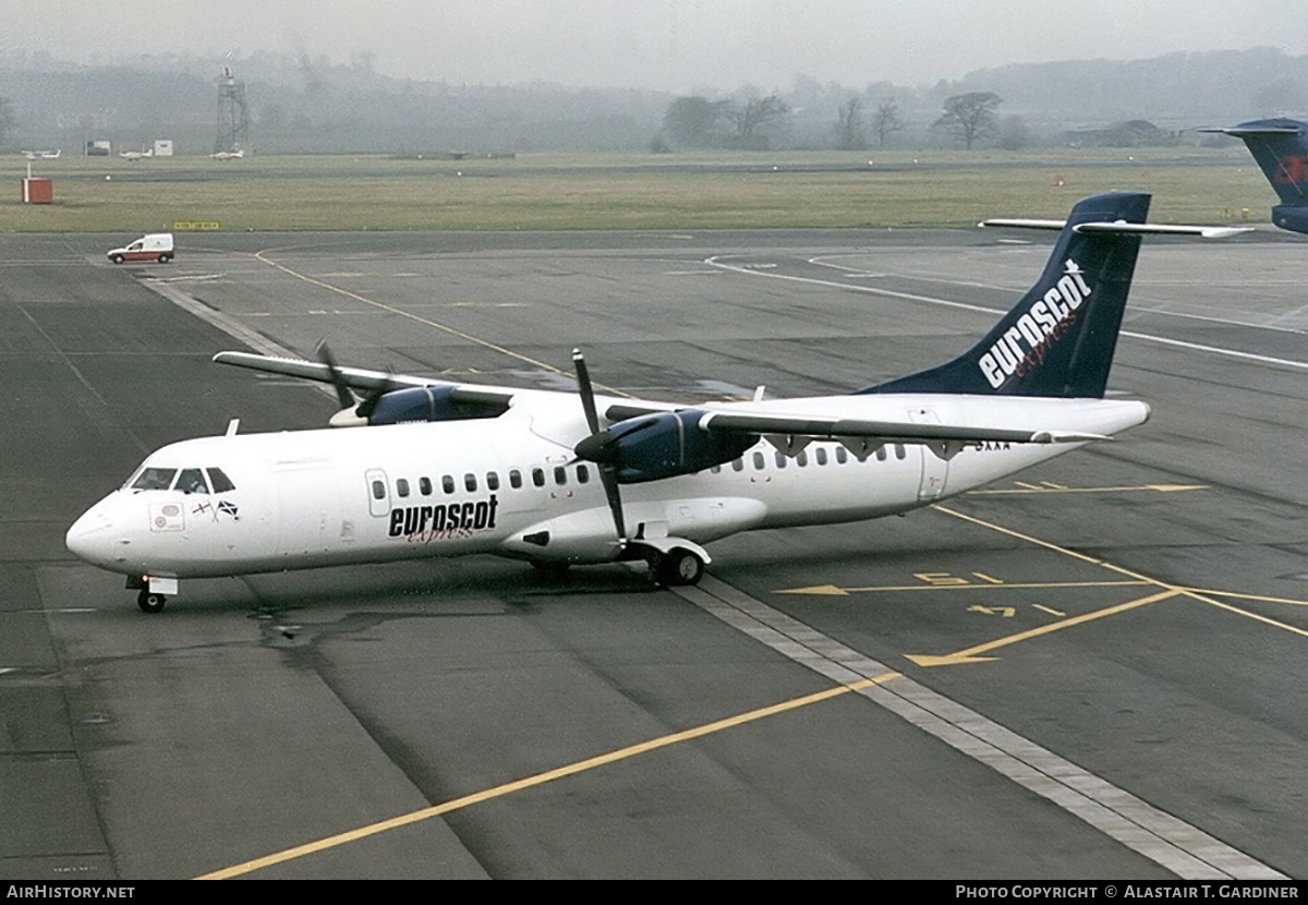Aircraft Photo of G-BXXA | ATR ATR-72-202 | Euroscot Express | AirHistory.net #611977