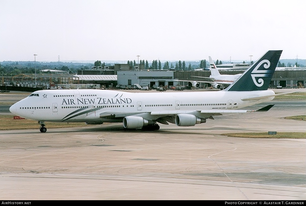 Aircraft Photo of ZK-NBV | Boeing 747-419 | Air New Zealand | AirHistory.net #611979