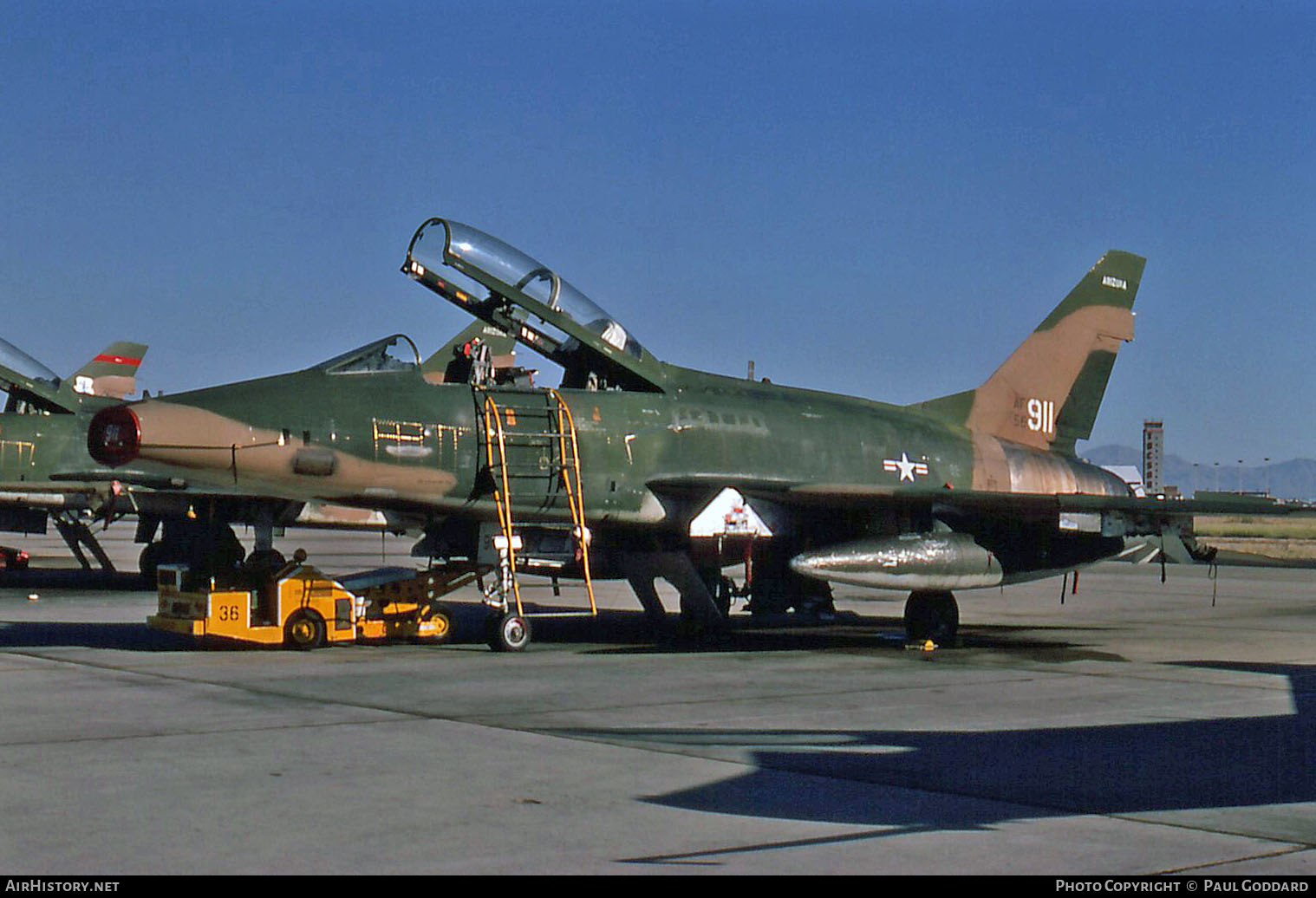 Aircraft Photo of 56-3911 / AF56-911 | North American F-100F Super Sabre | USA - Air Force | AirHistory.net #611993