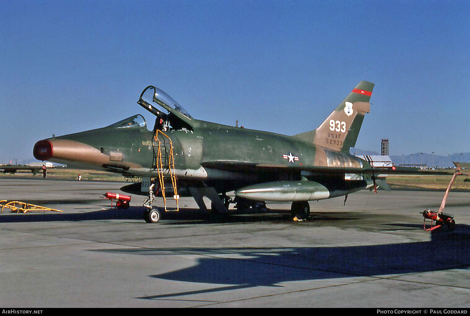 Aircraft Photo of 55-2933 / 52933 | North American F-100D Super Sabre | USA - Air Force | AirHistory.net #612010