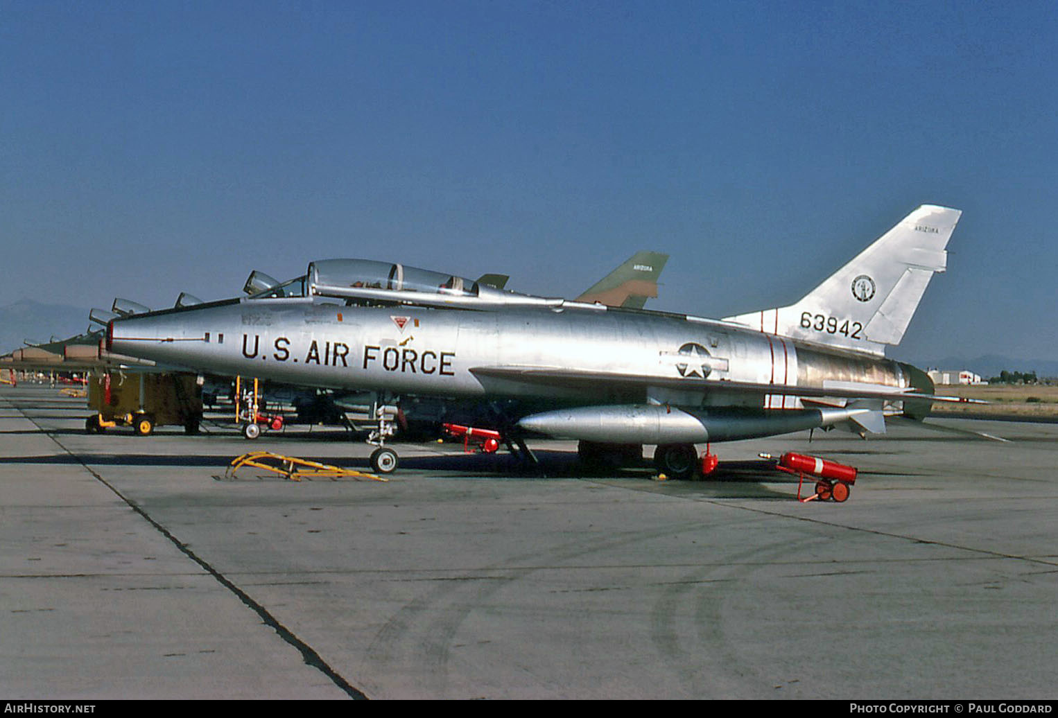 Aircraft Photo of 56-3942 / 63942 | North American F-100F Super Sabre | USA - Air Force | AirHistory.net #612017