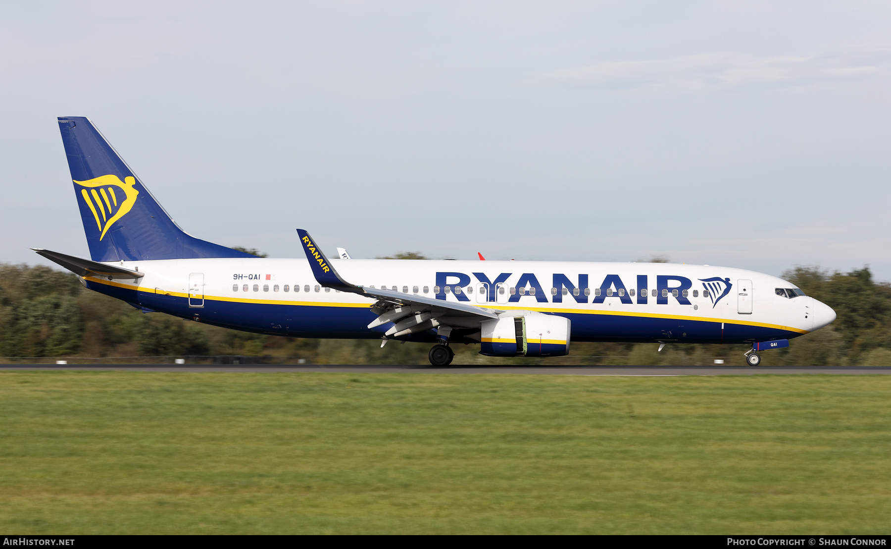 Aircraft Photo of 9H-QAI | Boeing 737-800 | Ryanair | AirHistory.net #612022