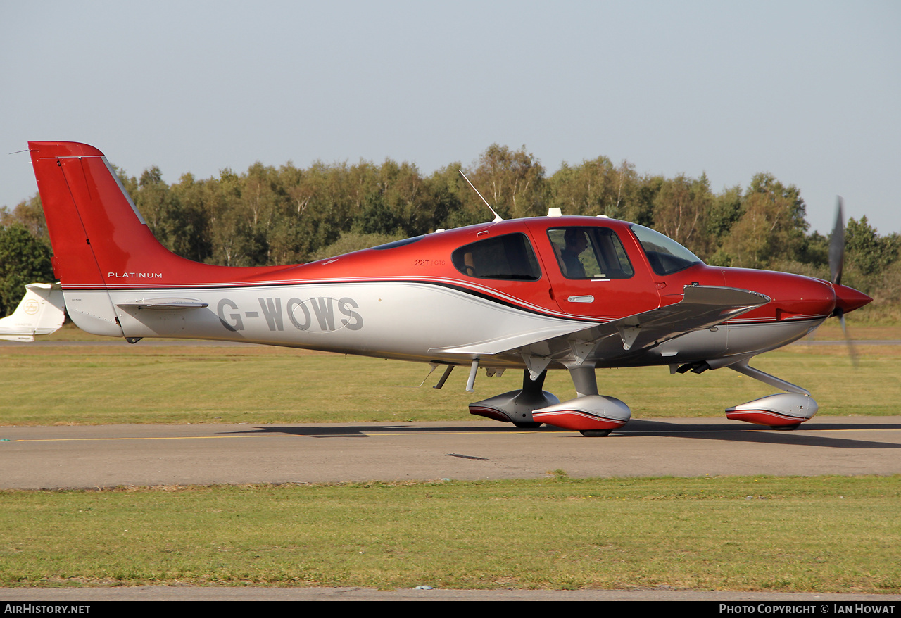 Aircraft Photo of G-WOWS | Cirrus SR-22T G6-GTS Platinum | AirHistory.net #612040