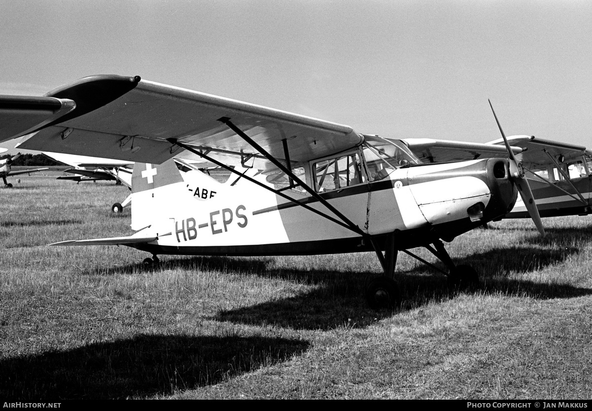 Aircraft Photo of HB-EPS | SAI KZ VII U-8 Lærke | AirHistory.net #612050