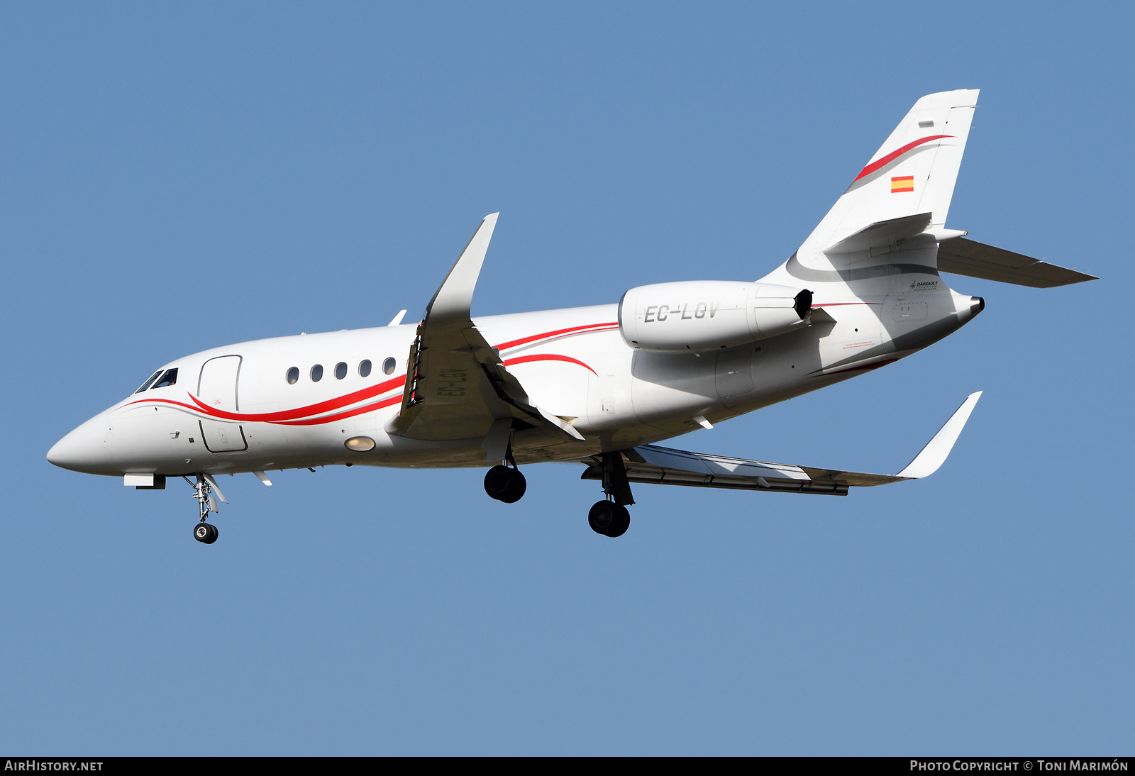 Aircraft Photo of EC-LGV | Dassault Falcon 2000LX | AirHistory.net #612073