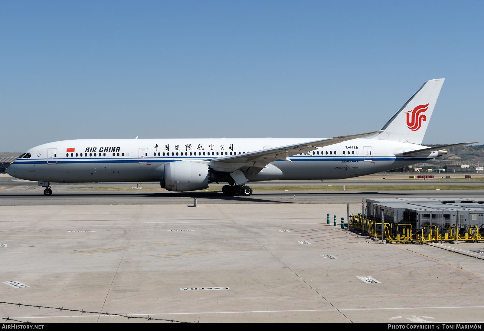 Aircraft Photo of B-1469 | Boeing 787-9 Dreamliner | Air China | AirHistory.net #612091