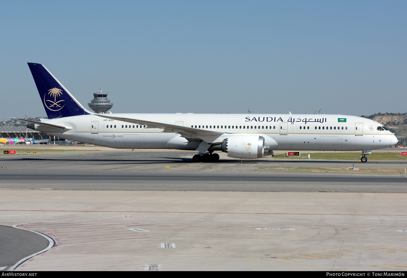 Aircraft Photo of HZ-ARD | Boeing 787-9 Dreamliner | Saudia - Saudi Arabian Airlines | AirHistory.net #612093