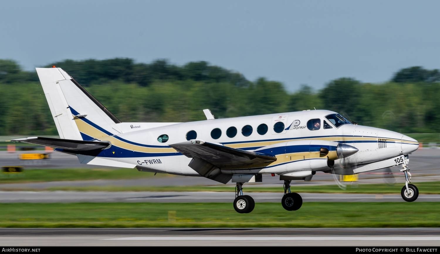 Aircraft Photo of C-FWRM | Beech A100 King Air | Propair | AirHistory.net #612147