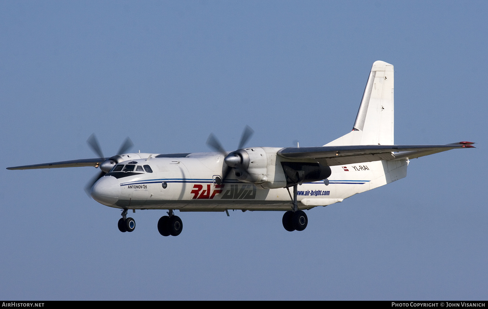Aircraft Photo of YL-RAI | Antonov An-26B | RAF-Avia Airlines | AirHistory.net #612151