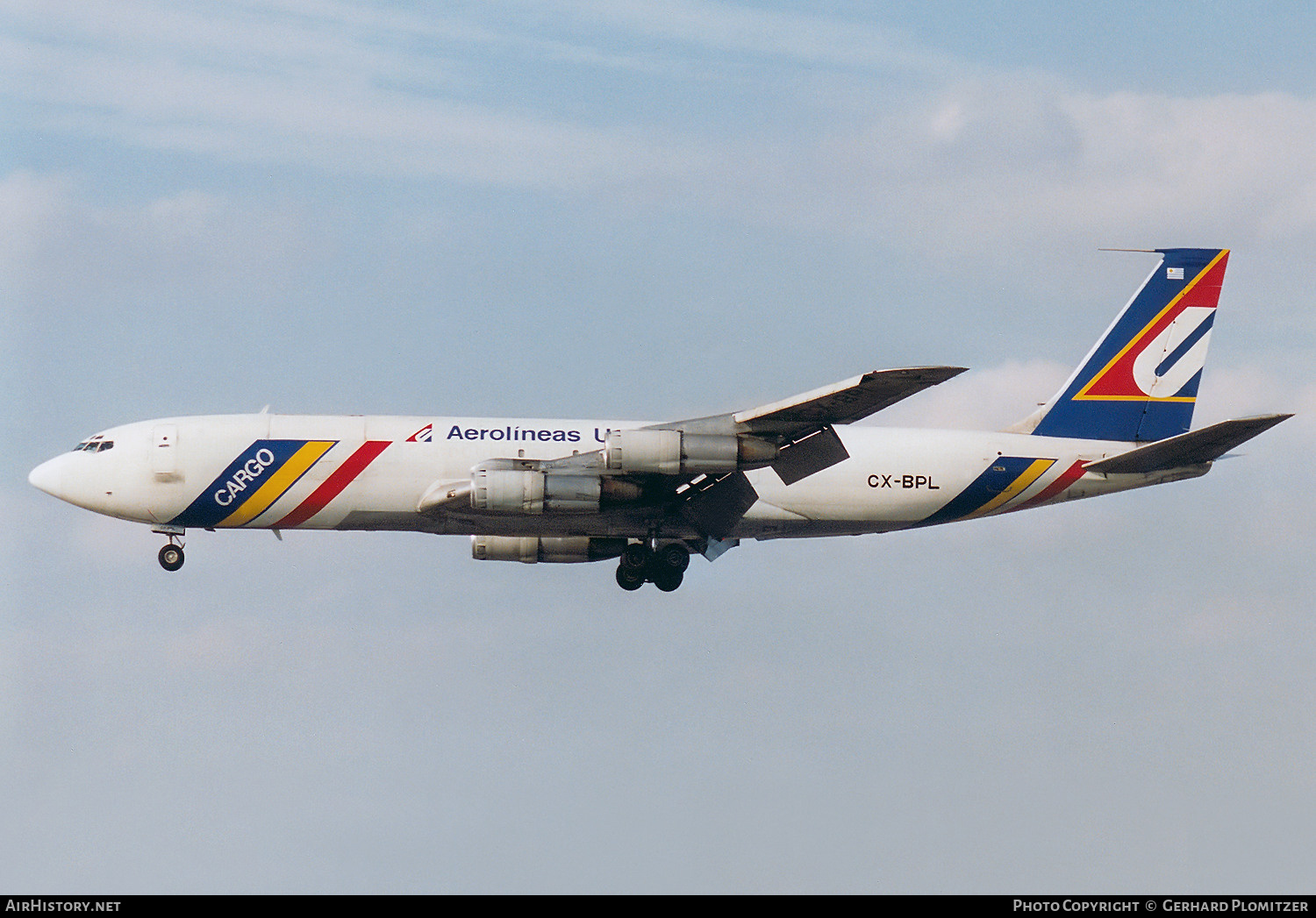 Aircraft Photo of CX-BPL | Boeing 707-331C | Aerolíneas Uruguayas Cargo | AirHistory.net #612162