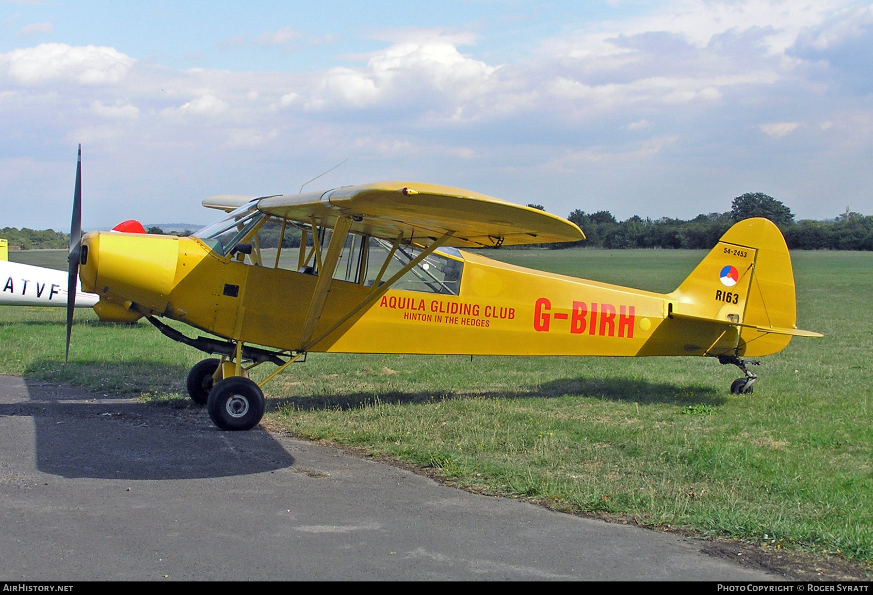 Aircraft Photo of G-BIRH / R163 54-2453 | Piper L-21B Super Cub | Aquila Gliding Club | AirHistory.net #612183