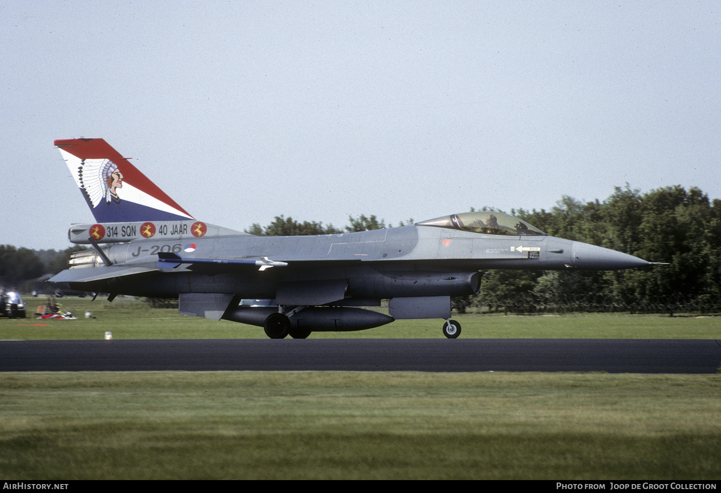 Aircraft Photo of J-206 | General Dynamics F-16A Fighting Falcon | Netherlands - Air Force | AirHistory.net #612219