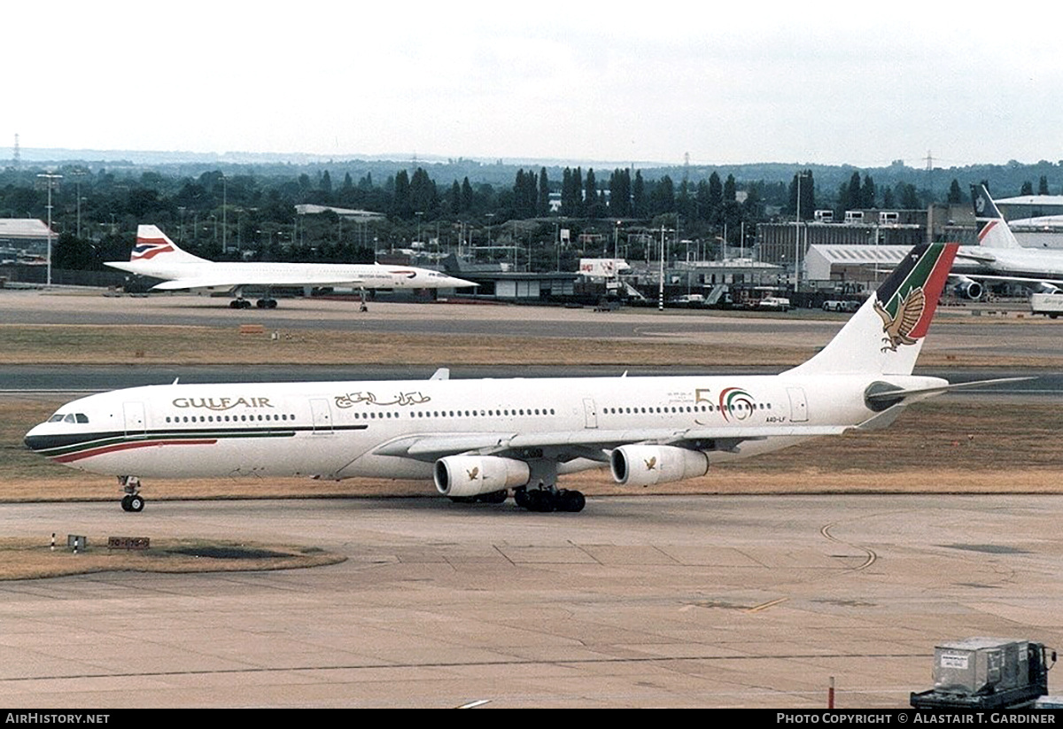 Aircraft Photo of A4O-LF | Airbus A340-312 | Gulf Air | AirHistory.net #612239