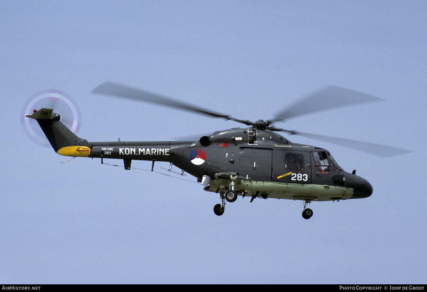 Aircraft Photo of 283 | Westland SH-14C Lynx Mk81 (WG-13) | Netherlands - Navy | AirHistory.net #612254