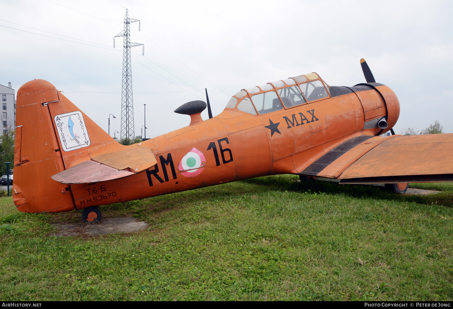 Aircraft Photo of MM53670 | North American T-6G Texan | Italy - Air Force | AirHistory.net #612262