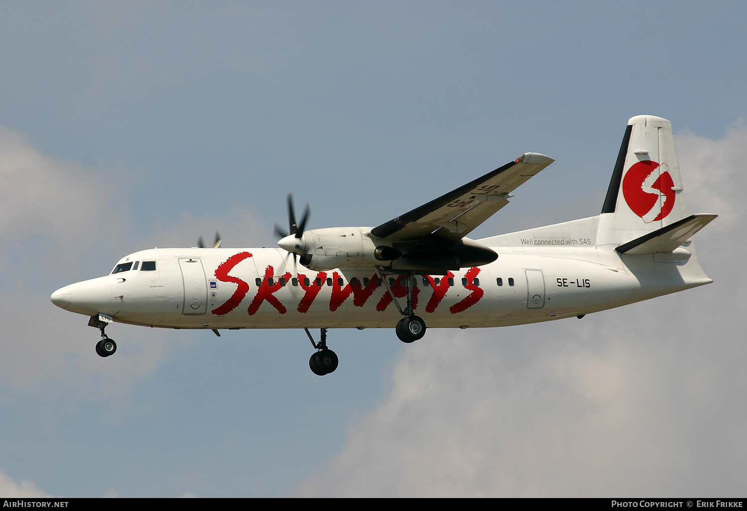 Aircraft Photo of SE-LIS | Fokker 50 | Skyways | AirHistory.net #612264