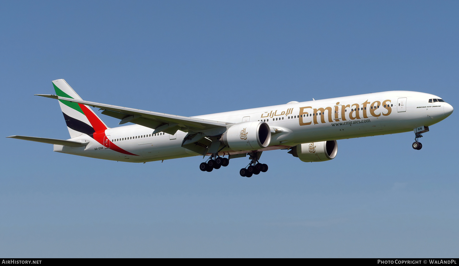 Aircraft Photo of A6-ENN | Boeing 777-31H/ER | Emirates | AirHistory.net #612282
