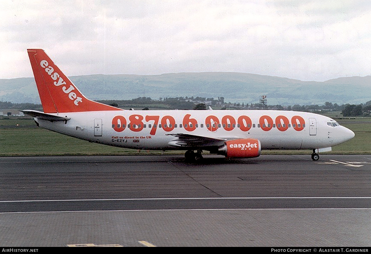 Aircraft Photo of G-EZYJ | Boeing 737-33V | EasyJet | AirHistory.net #612295