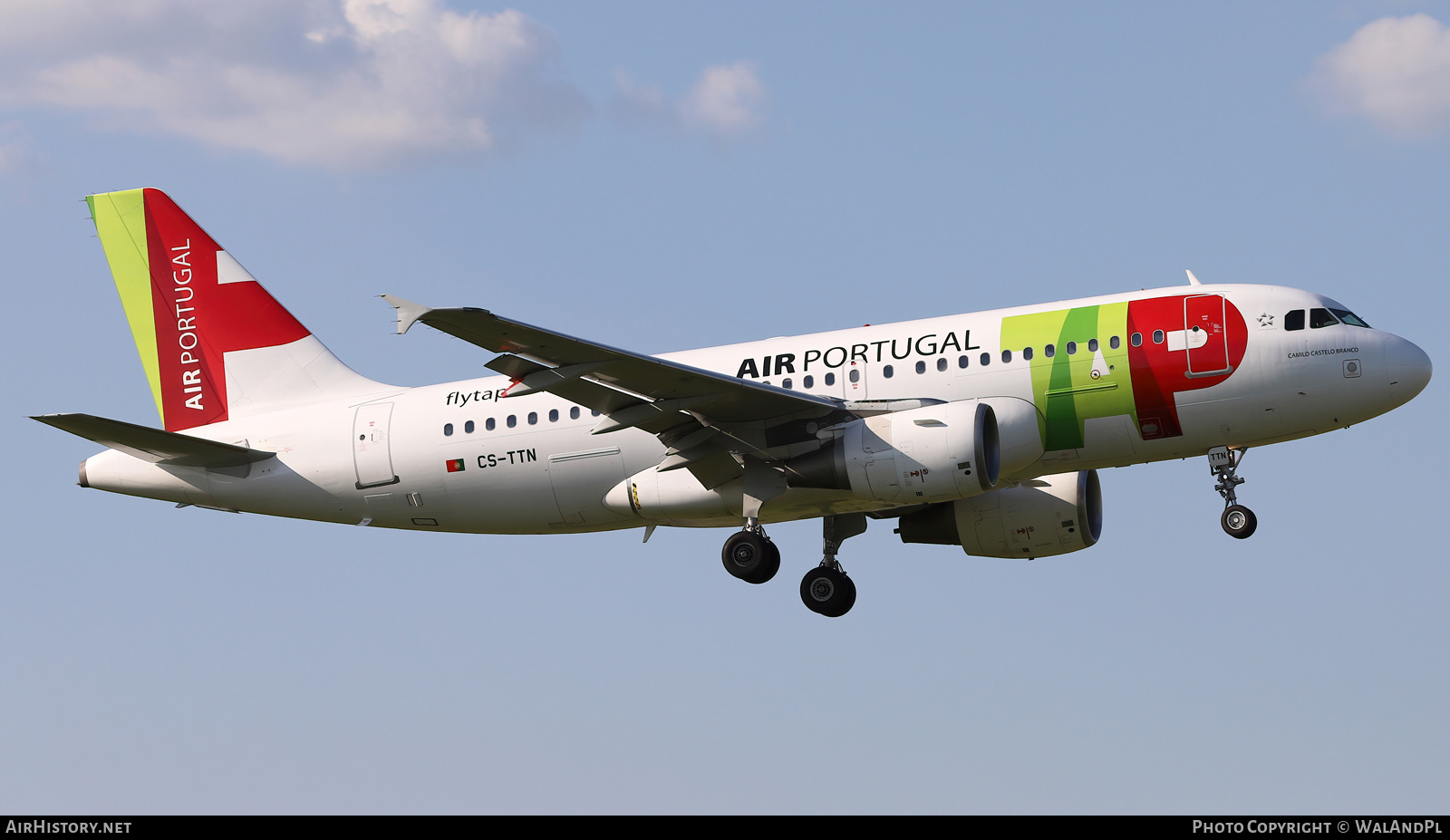 Aircraft Photo of CS-TTN | Airbus A319-111 | TAP Air Portugal | AirHistory.net #612296