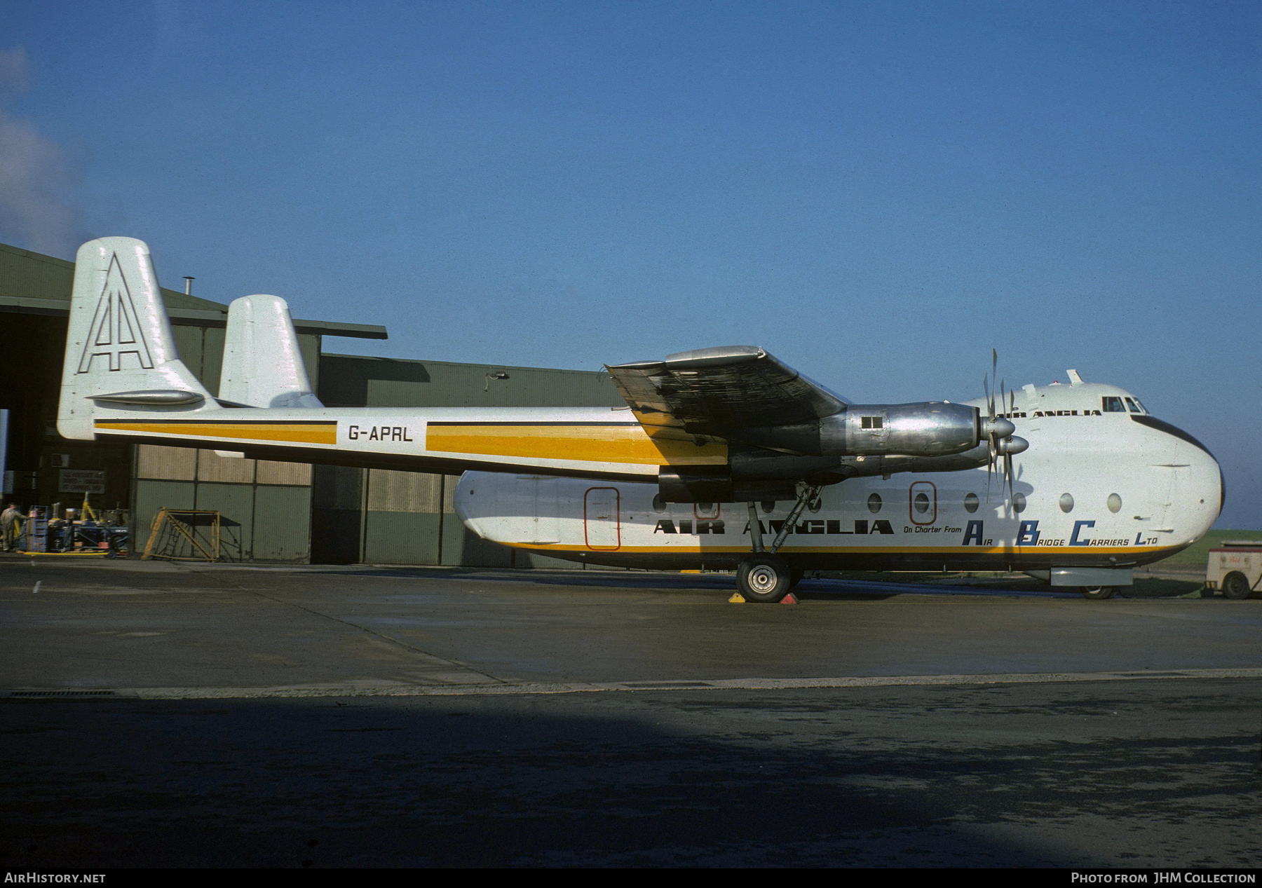 Aircraft Photo of G-APRL | Armstrong Whitworth AW-650 Argosy 101 | Air Bridge Carriers - ABC | AirHistory.net #612297
