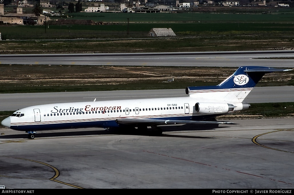 Aircraft Photo of OY-SAU | Boeing 727-2J4/Adv(RE) Super 27 | Sterling European Airlines | AirHistory.net #612303