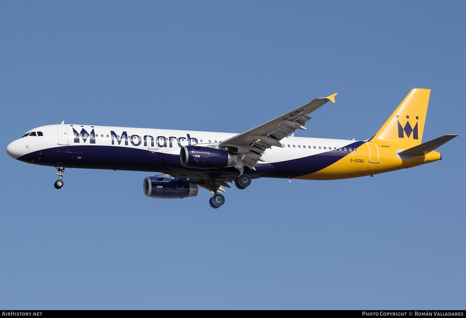 Aircraft Photo of G-OZBU | Airbus A321-231 | Monarch Airlines | AirHistory.net #612314
