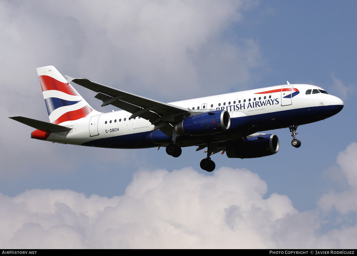 Aircraft Photo of G-DBCH | Airbus A319-131 | British Airways | AirHistory.net #612321