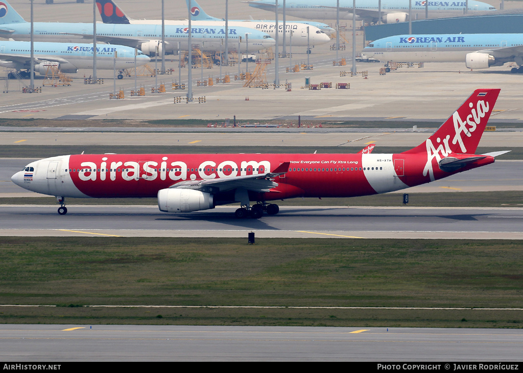 Aircraft Photo of HS-XTH | Airbus A330-343E | AirAsia X | AirHistory.net #612329