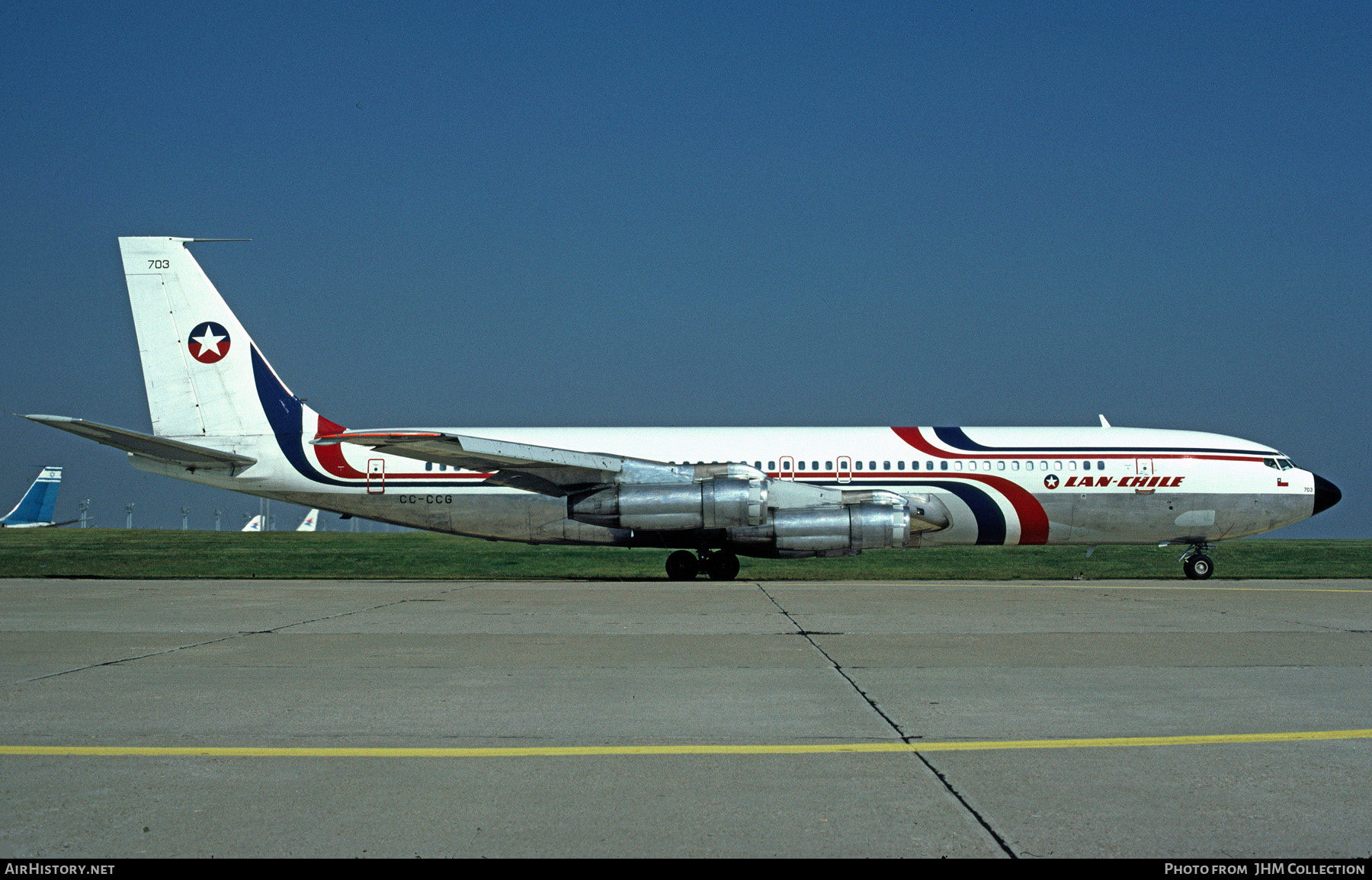 Aircraft Photo of CC-CCG | Boeing 707-330B | LAN Chile - Línea Aérea Nacional | AirHistory.net #612339