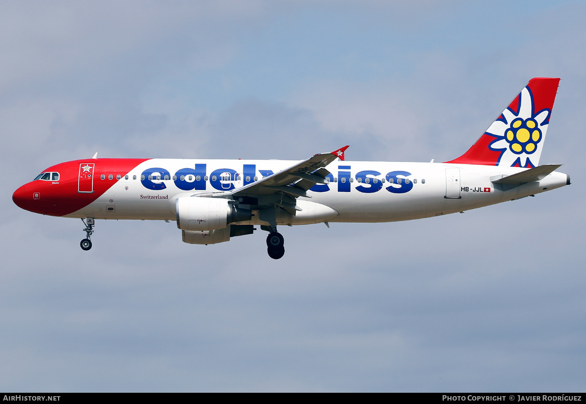 Aircraft Photo of HB-JJL | Airbus A320-214 | Edelweiss Air | AirHistory.net #612341