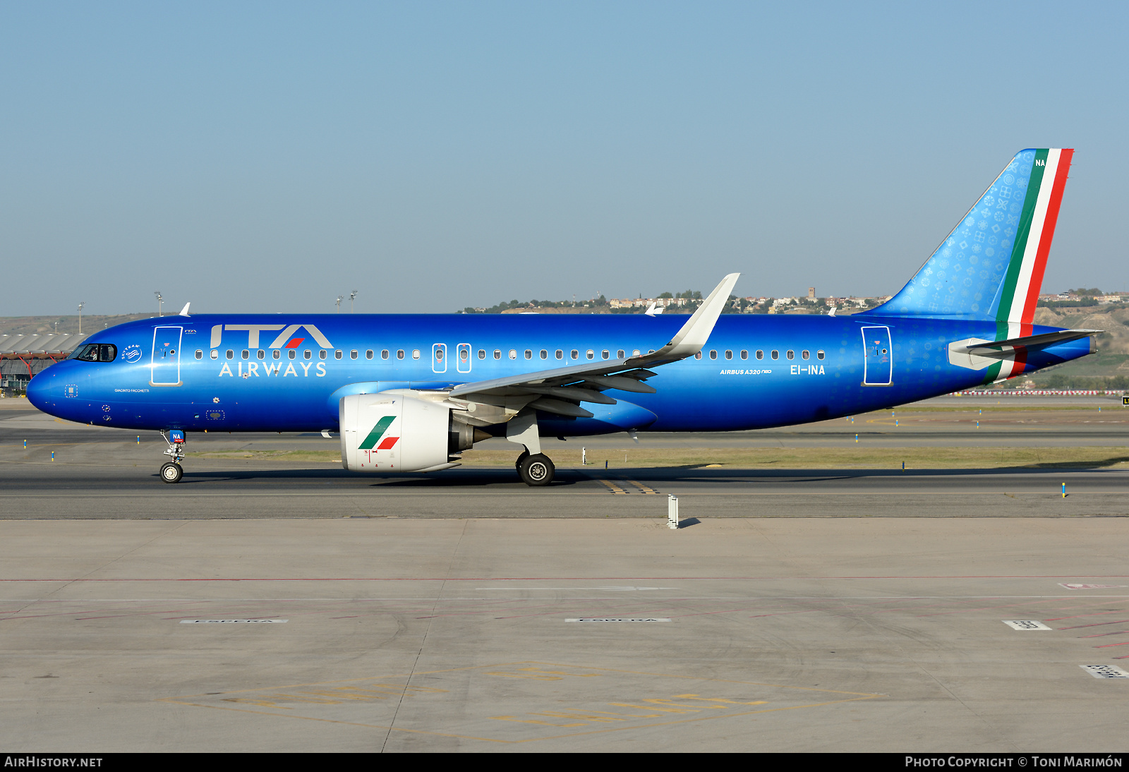 Aircraft Photo of EI-INA | Airbus A320-272N | ITA Airways | AirHistory.net #612347