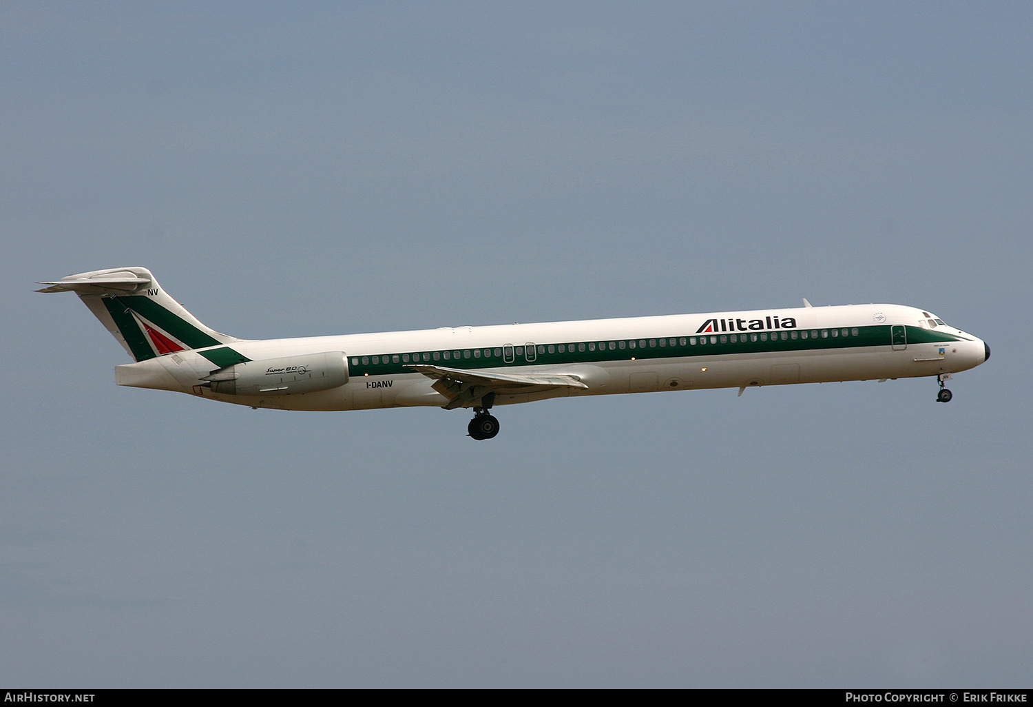 Aircraft Photo of I-DANV | McDonnell Douglas MD-82 (DC-9-82) | Alitalia | AirHistory.net #612372