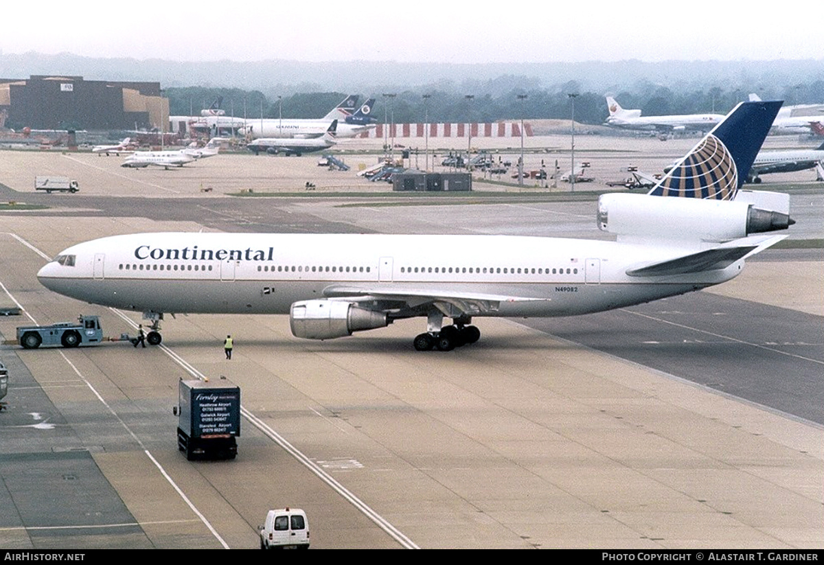 Aircraft Photo of N49082 | McDonnell Douglas DC-10-30 | Continental Airlines | AirHistory.net #612386