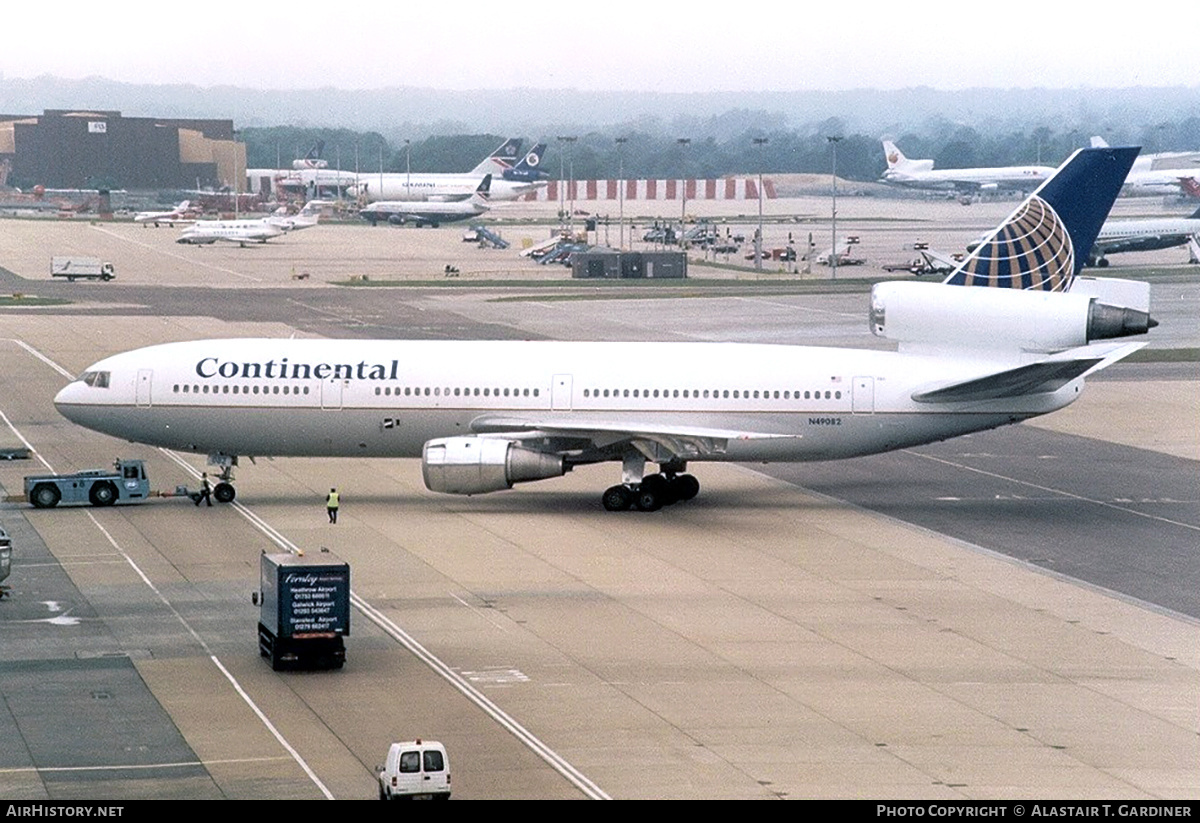 Aircraft Photo of N49082 | McDonnell Douglas DC-10-30 | Continental Airlines | AirHistory.net #612386