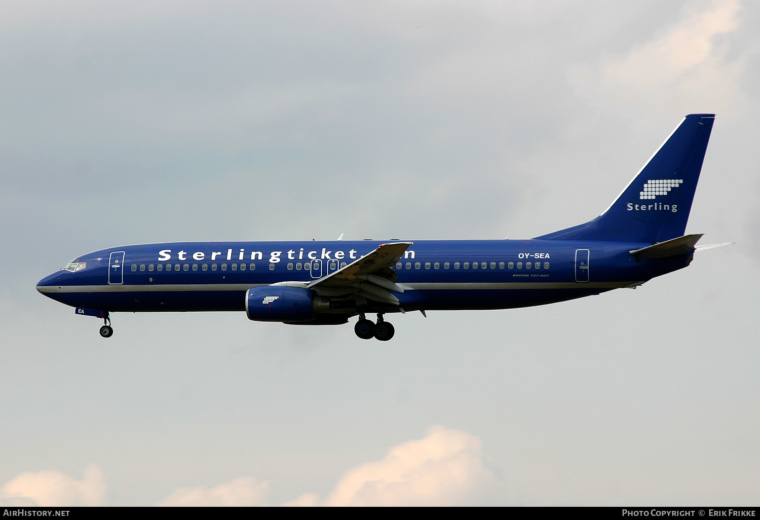 Aircraft Photo of OY-SEA | Boeing 737-8Q8 | Sterling European Airlines | AirHistory.net #612392