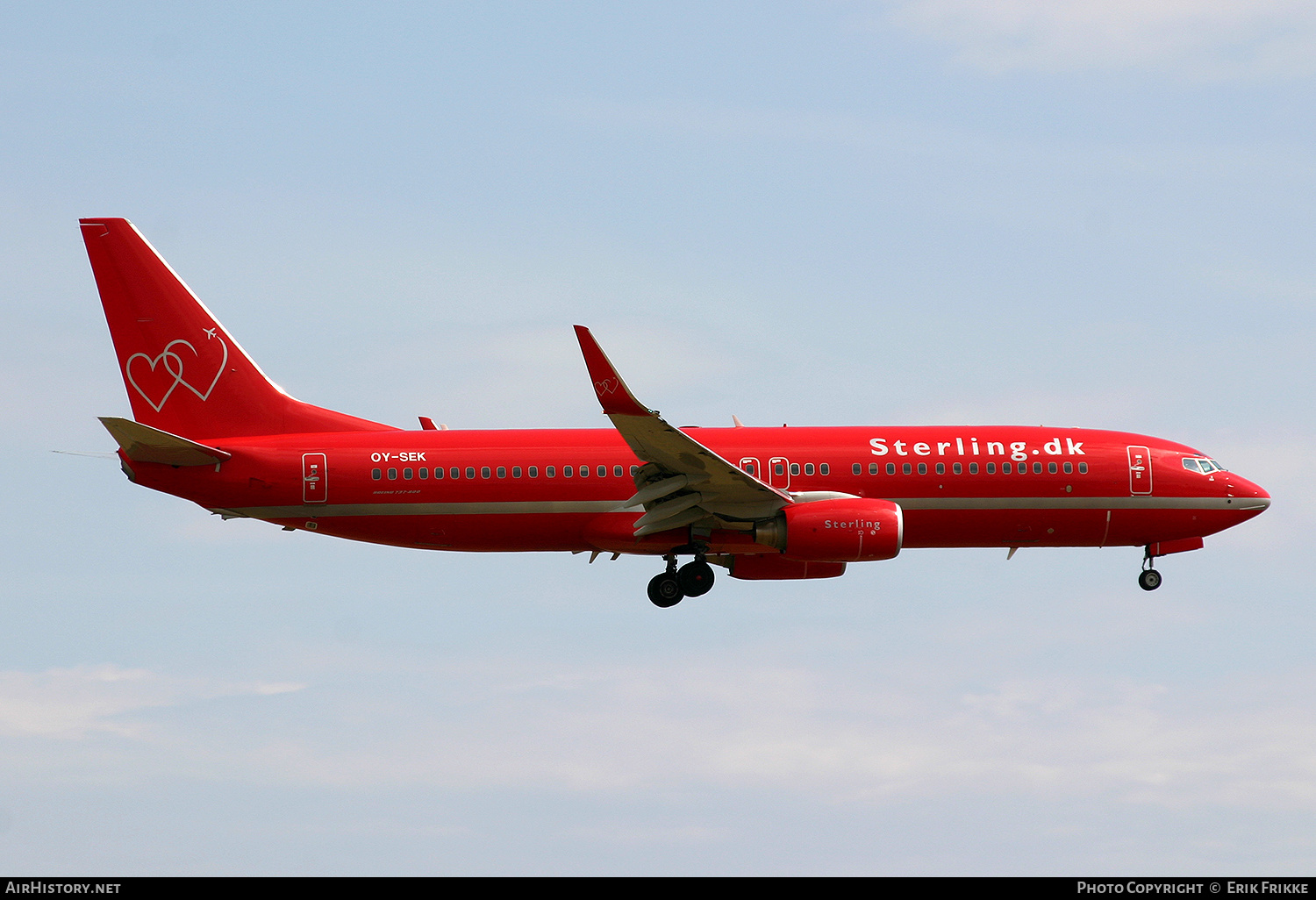 Aircraft Photo of OY-SEK | Boeing 737-86Q | Sterling Airlines | AirHistory.net #612400