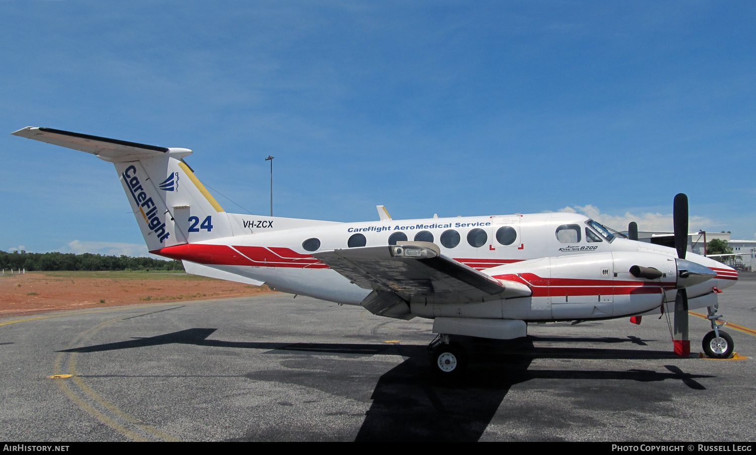 Aircraft Photo of VH-ZCX | Beech B200 Super King Air | CareFlight | AirHistory.net #612401