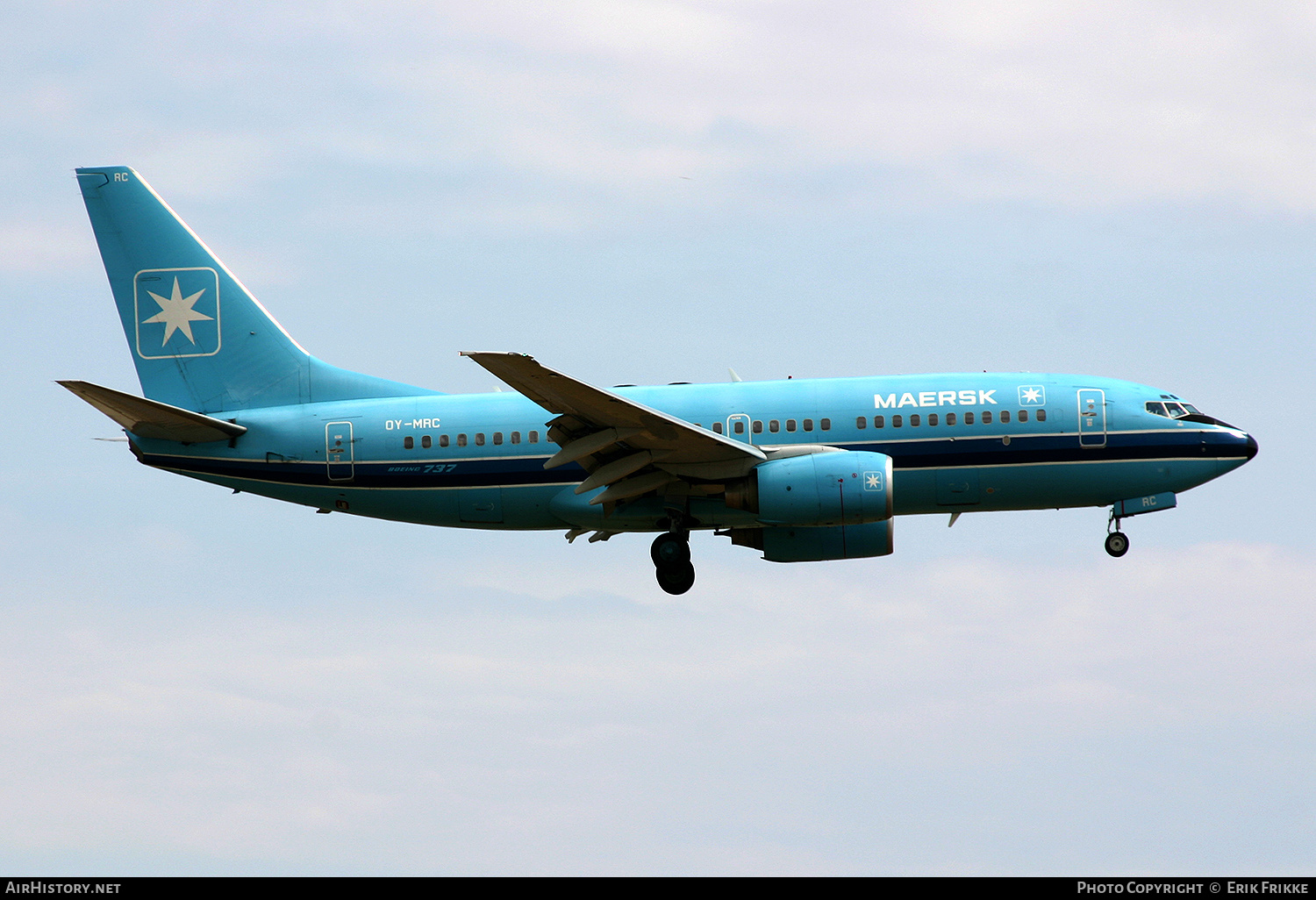 Aircraft Photo of OY-MRC | Boeing 737-7L9 | Maersk Air | AirHistory.net #612409