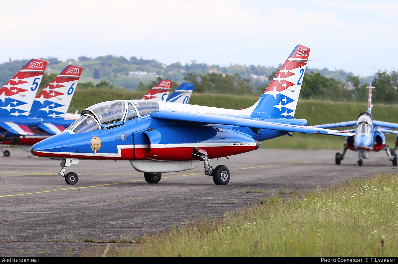 Aircraft Photo of E81 | Dassault-Dornier Alpha Jet E | France - Air Force | AirHistory.net #612410