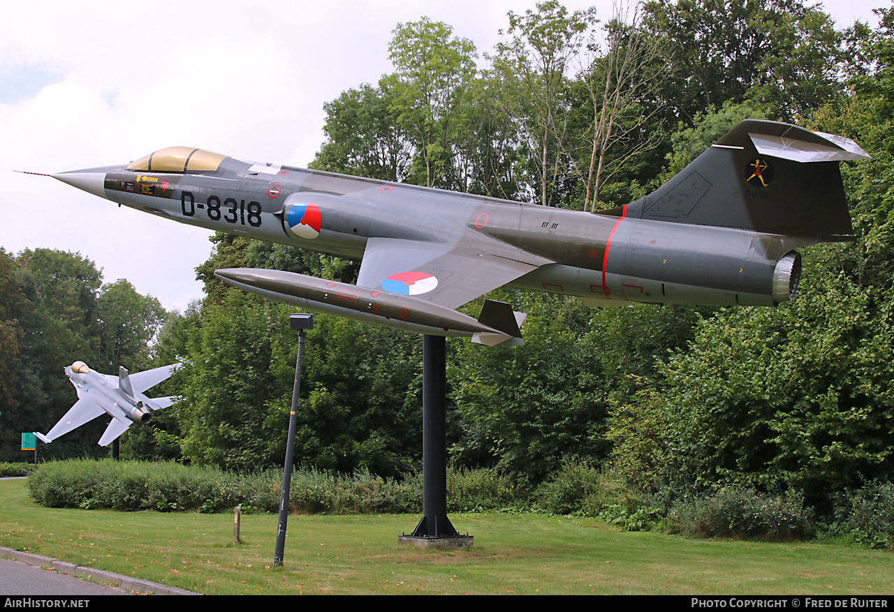 Aircraft Photo of D-8318 | Lockheed F-104G Starfighter | Netherlands - Air Force | AirHistory.net #612460